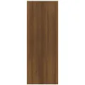 Table console Chêne marron 78x30x80 cm Bois d'ingénierie