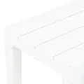 Bancs de jardin 2 pcs Blanc Plastique