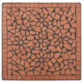 Table de bistro mosaïque Terre cuite 60 cm  Céramique