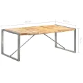 Table à dîner 200x100x75 cm Bois de manguier massif brut