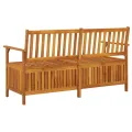 Banc de rangement 148 cm Bois d'acacia solide