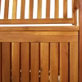 Banc de rangement 148 cm Bois d'acacia solide