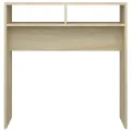 Table console Chêne sonoma 78x30x80 cm Aggloméré