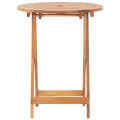 Table pliable de jardin 60x75 cm Bois d'acacia massif
