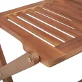 Chaises pliables d'extérieur 4 pcs Bois d'acacia solide