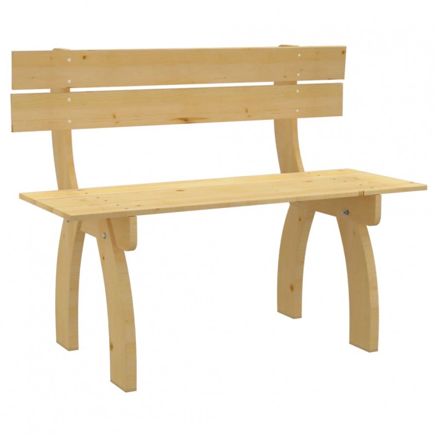 Banc de jardin 150 cm Bois de pin imprégné