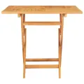 Table pliable de jardin 85x85x76 cm Bois de teck solide