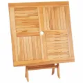 Table pliable de jardin 85x85x76 cm Bois de teck solide