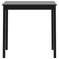 Table de bar MDF noir 115x55x107 cm