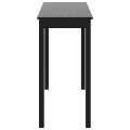 Table de bar MDF noir 115x55x107 cm