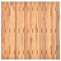 Table basse de jardin 60x60x36 cm Bois solide d'acacia