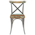 Chaises à manger lot de 4 bois de récupération solide