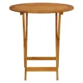 Table pliable de jardin 70 cm Bois d'acacia solide