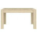 Table de salle à manger Chêne sonoma 140x74,5x76 cm Aggloméré