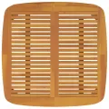 Table de jardin 110x110x75 cm Bois d'acacia solide