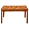 Table basse de jardin 85x85x45 cm Bois solide d'acacia