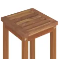 Tabourets de bar lot de 6 bois massif d'acacia