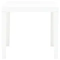 Table de jardin Blanc 78x78x72 cm Plastique