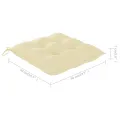 Chaises à dîner d'extérieur 8 pcs avec coussins Acacia massif