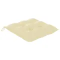 Chaises à dîner d'extérieur 3 pcs avec coussins Acacia massif