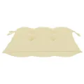 Chaises à dîner d'extérieur 3 pcs avec coussins Acacia massif