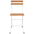 Chaises de bistrot pliantes 4 pcs Bois d'acacia solide et acier