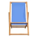 Chaise de terrasse Teck 56 x 105 x 96 cm Bleu