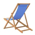 Chaise de terrasse Teck 56 x 105 x 96 cm Bleu