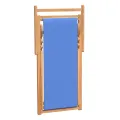 Chaise de terrasse Teck 56 x 105 x 96 cm Bleu