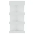 Table de bar étagère de rangement Blanc 100x50x101,5 cm