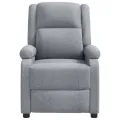 Fauteuil de massage Gris clair Tissu