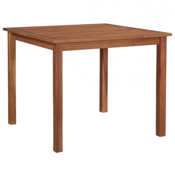 Table de jardin 85x85x74 cm Bois d'acacia massif