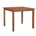 Table de jardin 85x85x74 cm Bois d'acacia massif