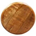 Tabourets de bar lot de 2 bois de manguier massif