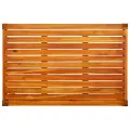 Banc de jardin avec table et repose-pieds Bois d'acacia solide