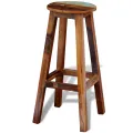 Tabouret de bar Bois de récupération massif