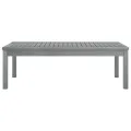Table basse 100x50x33 cm Gris Bois d'acacia solide