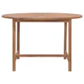 Table de salle à manger de jardin Ø110x75cm Bois massif de teck