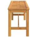 Banc de jardin 110 cm bois massif d'acacia