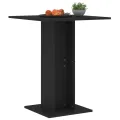 Table de bistro Noir 60x60x75 cm Aggloméré