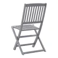 Chaises pliables d'extérieur 8 pcs Bois d'acacia solide