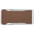 Chaises de plage pliables 2 pcs Acier et tissu oxford Marron