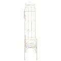 Banc de jardin 122 cm Fer Blanc antique