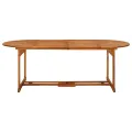 Table à dîner de jardin 220x90x75 cm Bois d'acacia massif