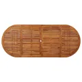 Table à dîner de jardin 220x90x75 cm Bois d'acacia massif
