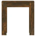 Table à dîner Chêne fumé 140x74,5x76 cm Bois d'ingénierie