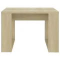 Table d'appoint Chêne sonoma 50x50x35 cm Aggloméré