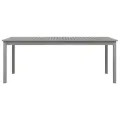 Table de jardin Gris 200x100x75 cm Bois d'acacia solide