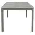 Table de jardin Gris 200x100x75 cm Bois d'acacia solide