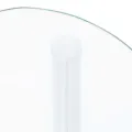 Table d'appoint 2 niveaux Transparent 38x38x50 cm Verre trempé